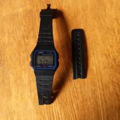 W*C様 CASIO F-91W ブラック デジタル腕時計ジャンク品