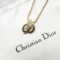 3117 極美品✨　Dior　ネックレス　CD ロゴ　希少　刻印　cm