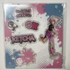 AMPTAK×COLORS カスタマイズアクリルキーホルダーver.けちゃくん
