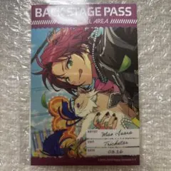 あんスタ 展示会 バックステージPASS風ステッカー 衣更真緒 - メルカリ