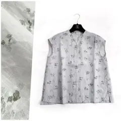 ☆新品未使用☆human woman 花柄ブラウス 半袖 M - メルカリ