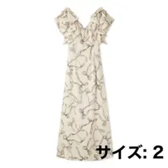 新品未使用❤︎SNIDEL リボンスリーブデザインワンピース ライトベージュ