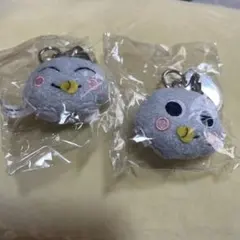 ざわざわ森のがんこちゃん　ぬいぐるみスマホチャーム2個セット