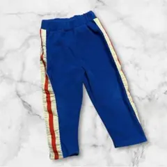 新品未使用　the campamento 3Y フリース　パンツ　ストライプ