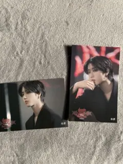 StrayKids スキズ　FCくじ 参加賞　ステッカー２枚セット　ハンジソン