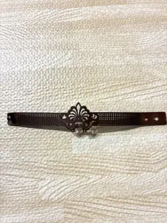 ヴィンテージ風 ダークブラウン ブレスレット