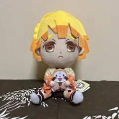 鬼滅の刃✖️ラスカルコラボBIGぬいぐるみ我妻善逸