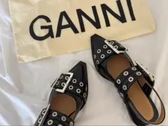 GANNI バックル フラットパンプス サイズ38 GANNI バックル フラットパンプス サイズ38 楽天市場】ガニー