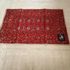 新品　未使用　有田源右衛門 テーブルマット 赤　34×48のサムネイル