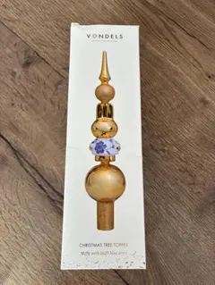 Vondels クリスマスツリートッパー ミッフィー　デルフトブルードレス