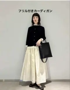 実物写真掲載 完売色 ココディール サテンイレヘムレーススカート