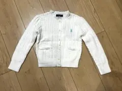 新品　Polo Ralph Lauren ホワイト カーディガン