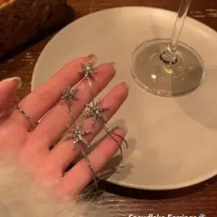 長いキラキラピアス2024新款流苏长款耳环