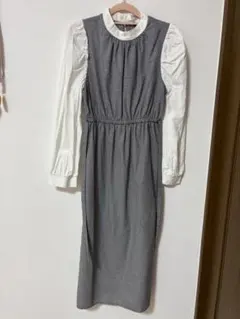 ワンピース　千鳥柄　Mサイズ