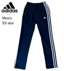 adidas アディダス トラックパンツ ジャージ メンズ XS ネイビー