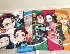 新品未使用　鬼滅の刃 キャラクタータオル 6枚セット