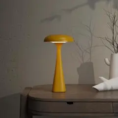 【新品未開封】ミッドセンチュリーテイスト キノコ型LEDランプ