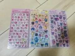 ボンボンドロップ　うるちゅる　サンリオ マイメロ　シール ステッカー 3点セット
