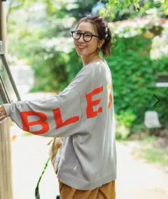 [be with M] Misayoバックロゴカーディガン　Ｍ