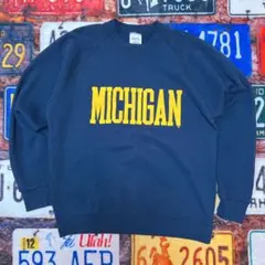 90s USA製 SANTEE MICHIGAN スウェット XL 古着カレッジ