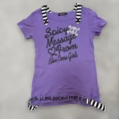 Blue Cross Girls Tシャツ パープル Lのサムネイル