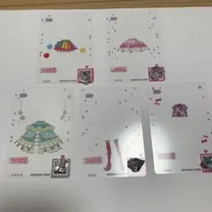 ひみつのアイプリ　ミルフィーカード　クラシカルピュアドールクローバー他5枚セット