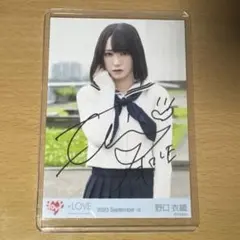 野口衣織 恋人以上、好き未満 MV衣装 生写真 直筆 イコラブ - メルカリ