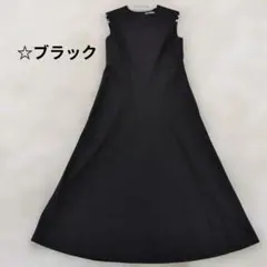 新品 セオリー スリークポプリンプリーツロングワンピース ネイビー 0