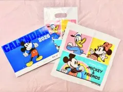 【非売品】第一生命/ミッキーマウス 2026年壁掛けカレンダー＆タオル　セット