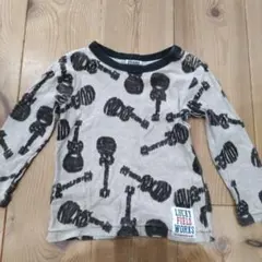 LUCKY FIELD WORKS ギター柄 長袖カットソー 95
