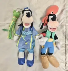 グーフィー ぬいぐるみバッジ 2個