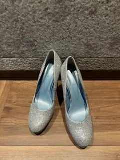 (値下げ)BENIR ベニル　シルバー　グリッター　24.0cm(37)
