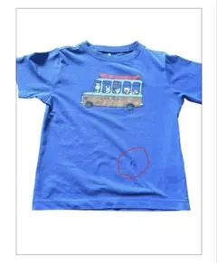 mont-bell バス　動物　120 半袖Tシャツ　青のサムネイル