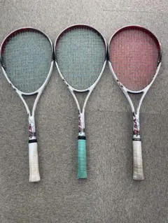 MIZUNO xyst T3ソフトテニス　ラケット　名器　3本セット ジスト