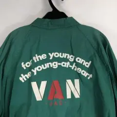 80s VAN JAC アーチロゴ スイングトップジャケット ハンドペイント