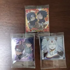 NARUTO ウエハース シール/ステッカー 新品☆未開封 3枚セットのサムネイル