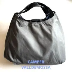 【極美品】CAMPER VALLDEMOSSA トートバッグ 大容量 グレーのサムネイル
