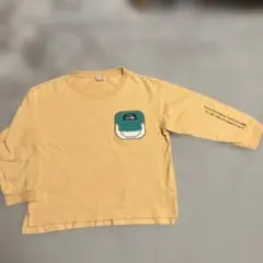 はやぶさ刺繍ワッペン付き　長袖カットソー　120 petit main