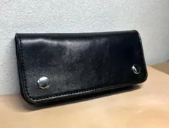 トラッカーウォレット　ミドル　ロング　3層　馬革　長財布　コンパクト財布　本革