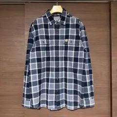 Carhartt ヘビーネルシャツ L オリジナルフィット 厚手 チェック