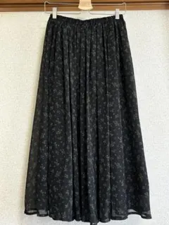 ♡earth music&ecology♡ 花柄 ふんわりシフォンスカート