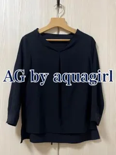 AG by aquagirl 七分袖 バックロング ブラウス