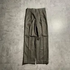 50s ミリタリー トラウザーズ カーキ W28 軍パン ヴィンテージ ワイド