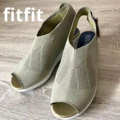 fitfit 厚底ニットサンダル 25cm