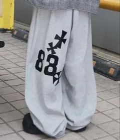 Scallywag 88 クロスバックパッチ スウェットパンツ MUSINSA