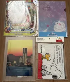 新品　クリアファイルセット（トイ・ストーリー、ドラえもん、スヌーピー）