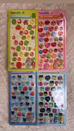 たまごっちボンボンドロップシール 風 4種