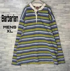 Fuzzy Duck 様専用BARBARIAN ラガーシャツ Lサイズ - メルカリ