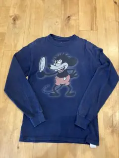 Disney ミッキーマウス Tシャツ ネイビー