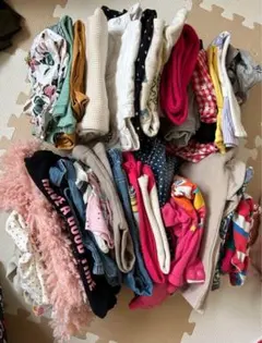 女の子まとめ売り　冬服　ブルゾン　子供服まとめ売り　ズボン　半袖　長袖　パジャマ